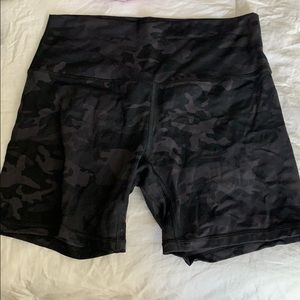 Black camo Amazon biker shorts